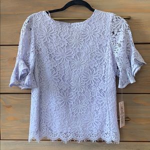 Nanette Lepore Lace tip in lilac